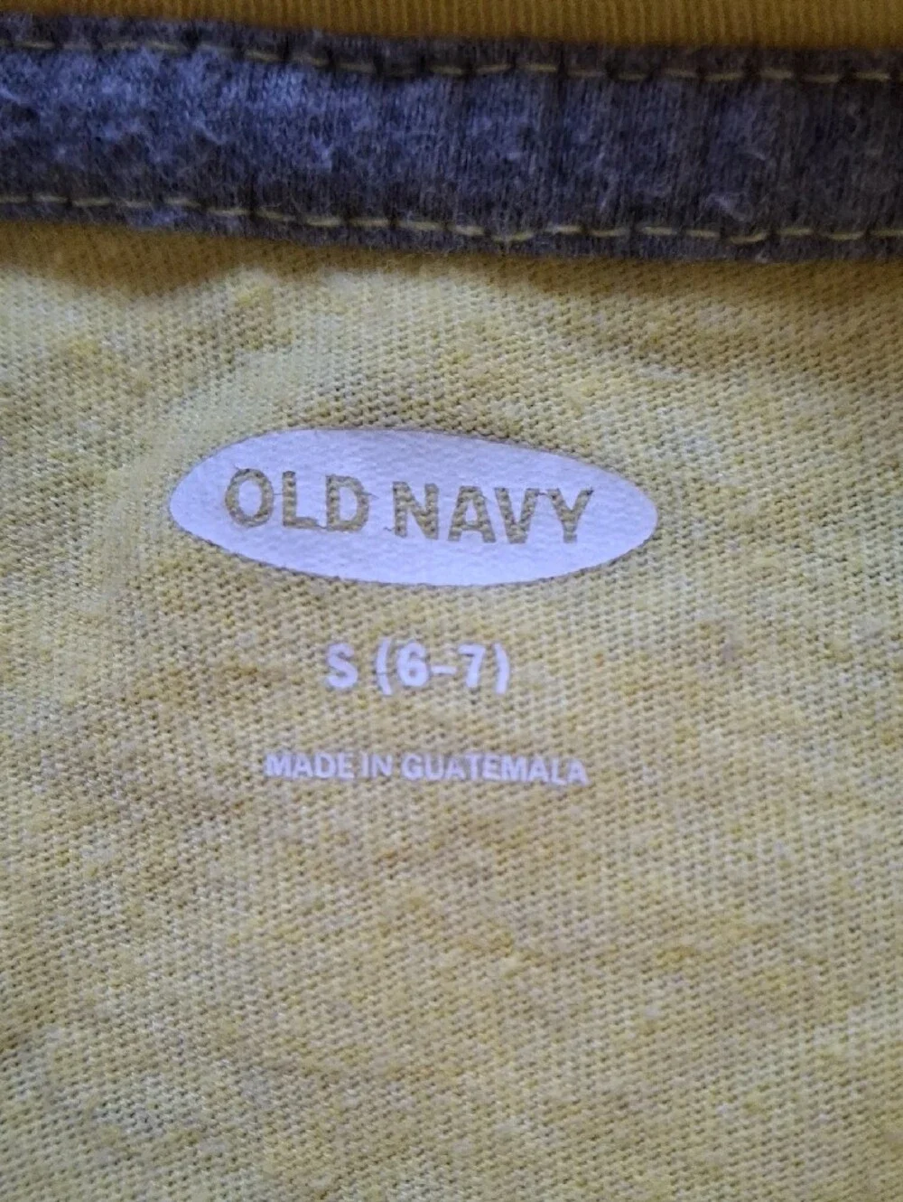 Old Navy Yellow 'Ride the Wave' Graphic Tee